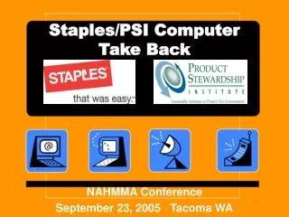 Staples/PSI Computer Take Back