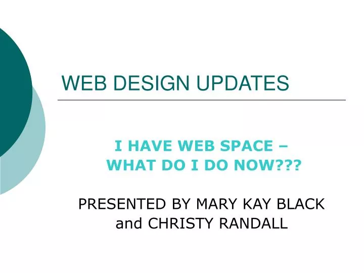 web design updates
