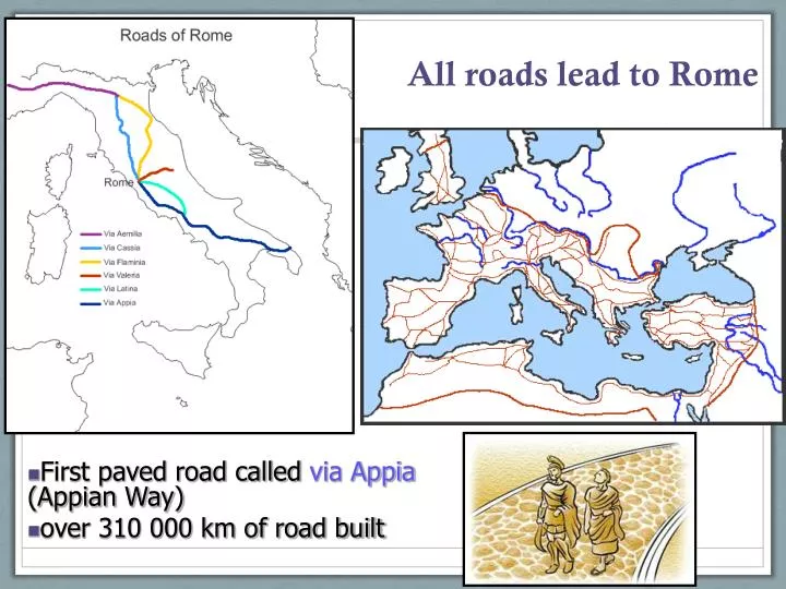 all roads lead to rome