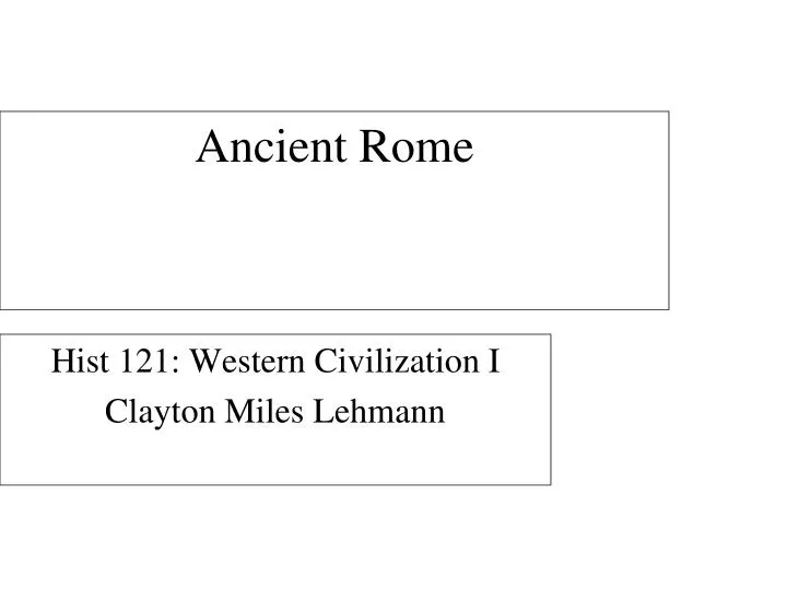 ancient rome