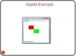 Applet Example - slide 1