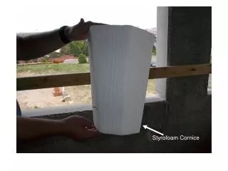 Styrofoam Cornice
