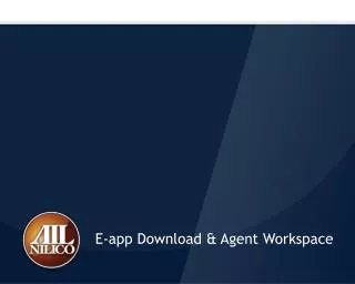 E-app Download &amp; Agent Workspace