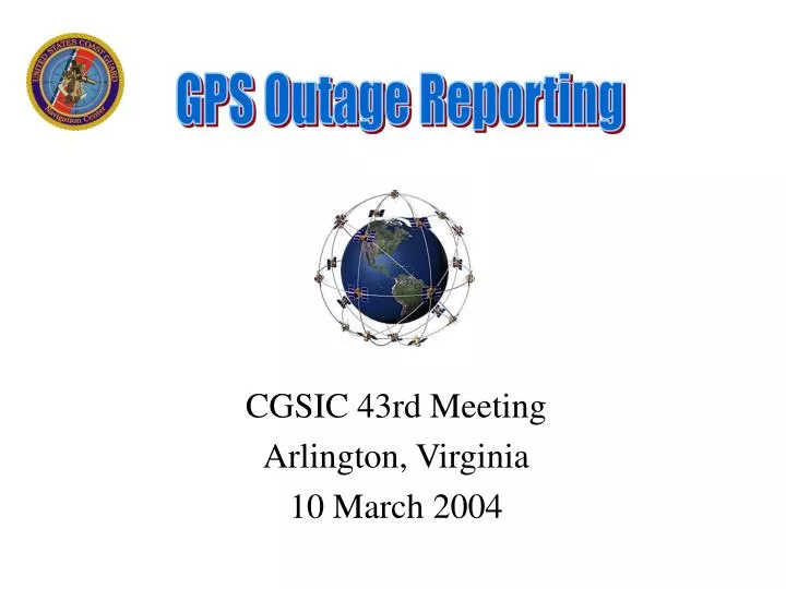 cgsic 43rd meeting arlington virginia 10 march 2004