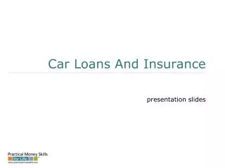 Car Loans And Insurance