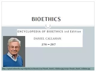 Intro to Bioethics