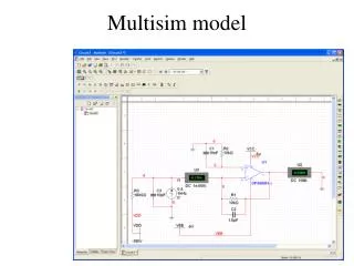 Multisim model