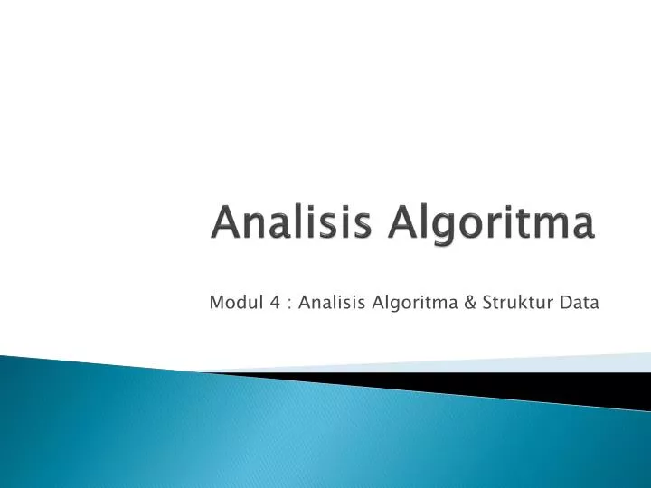 analisis algoritma