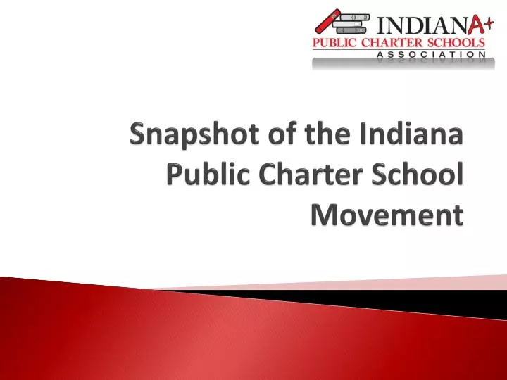 snapshot of the indiana public charter school movement