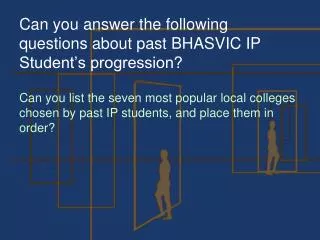 Can you answer the following questions about past BHASVIC IP Student’s progression?