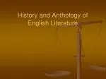 PPT - HISTORY OF ENGLISH LITERATURE PowerPoint Presentation, Free ...