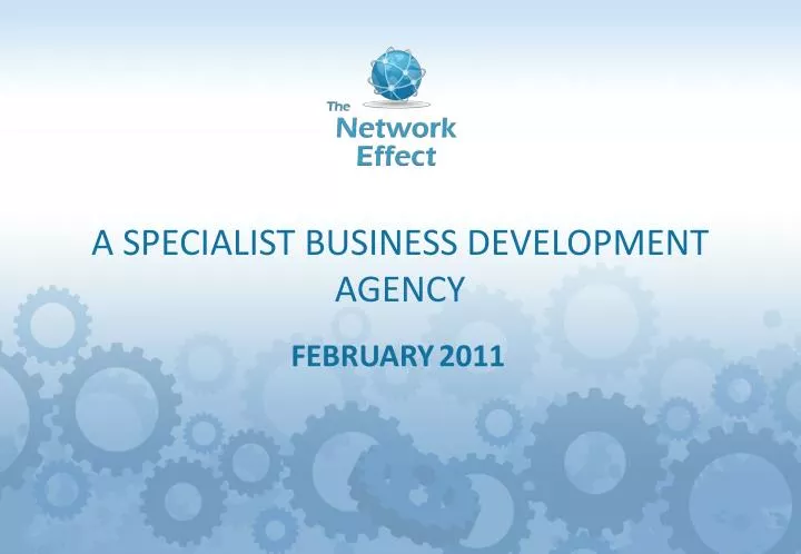 a specialist business development agency