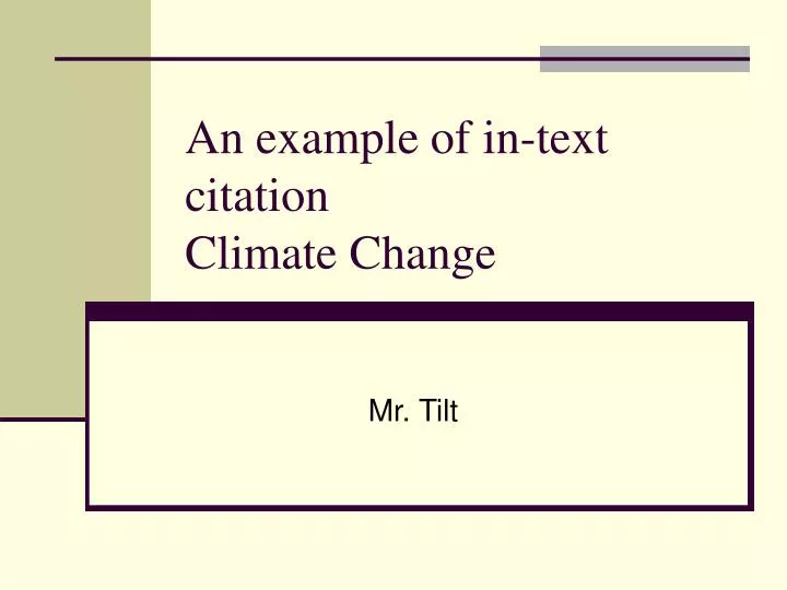 an example of in text citation climate change