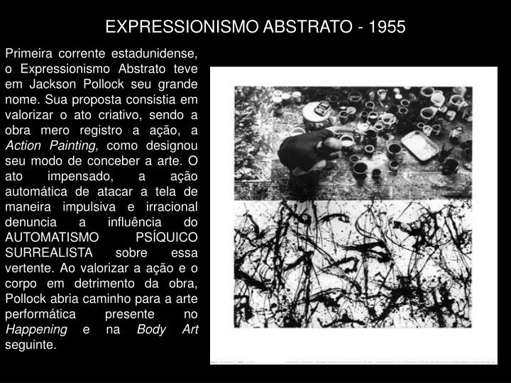 expressionismo abstrato 1955