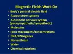 Understanding the Impact of Magnetic Fields on Body's Energy and Healing Processes - slide 1