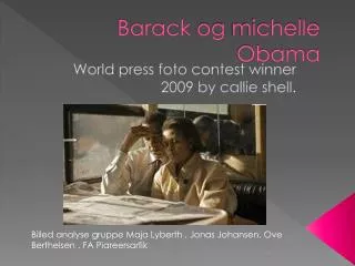 Barack og michelle Obama