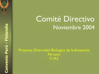Comité Directivo Noviembre 2004