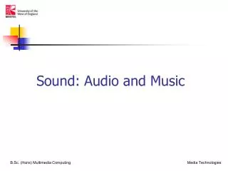 Sound: Audio and Music