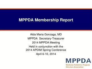 MPPDA Membership Report