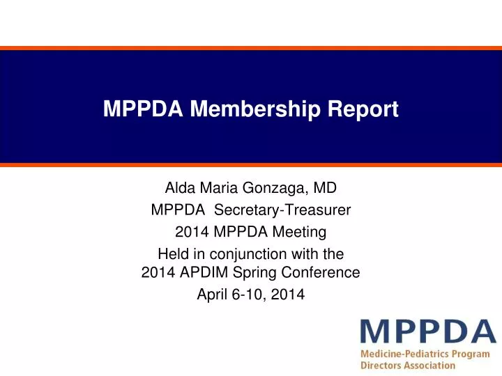 mppda membership report