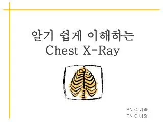 알기 쉽게 이해하는 Chest X-Ray