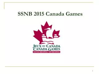 SSNB 2015 Canada Games