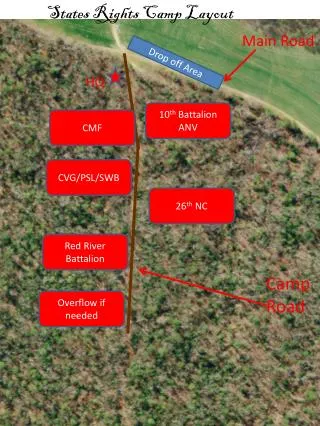 States Rights Camp Layout