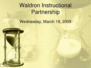 Waldron Instructional Partnership
