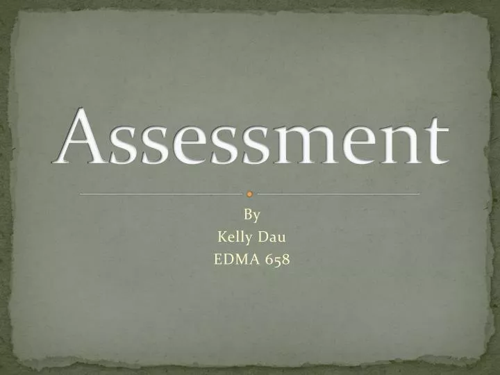 assessment