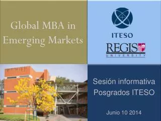 Global MBA in Emerging Markets