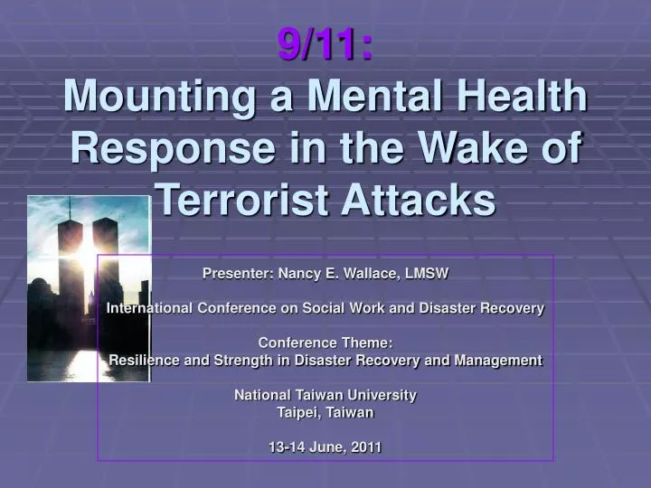 9 11 mounting a mental health response in the wake of terrorist attacks