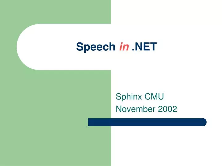 speech in net