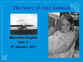 The Story of Amy Johnson