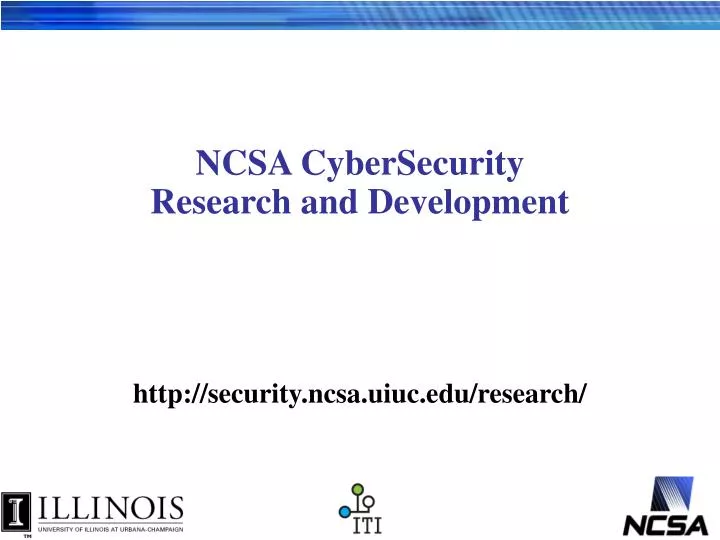 ncsa cybersecurity research and development