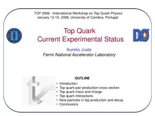 OUTLINE Introduction Top quark pair production cross section