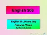 English 306 - slide 1