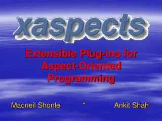 Extensible Plug-ins for Aspect-Oriented Programming