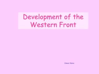 Development of the Western Front