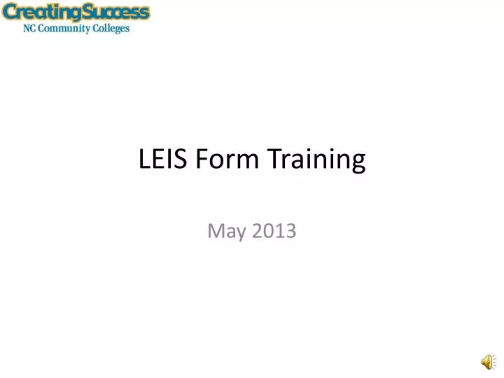 leis form training