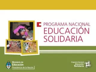 EXPERIENCIAS EDUCATIVAS SOLIDARIAS DOCUMENTADAS 25.138 experiencias educativas solidarias