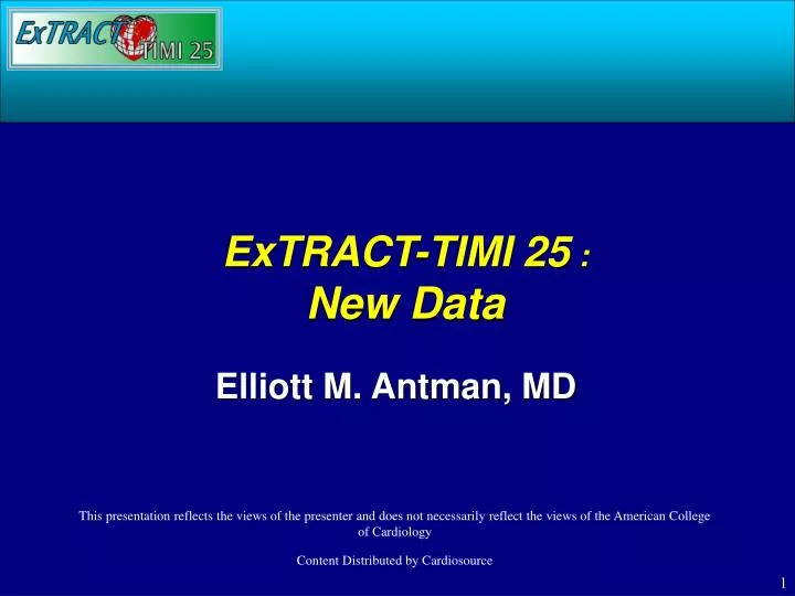 extract timi 25 new data