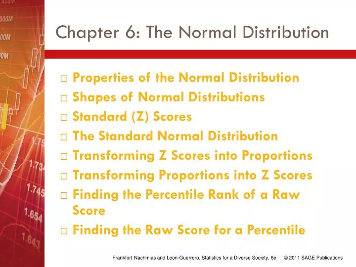 chapter 6 the normal distribution