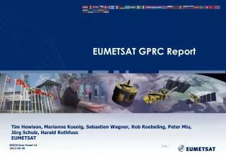 EUMETSAT GPRC Report