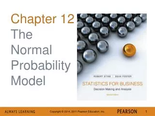 Chapter 12 The Normal Probability Model
