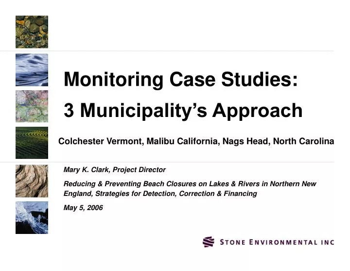 monitoring case studies 3 municipality s approach