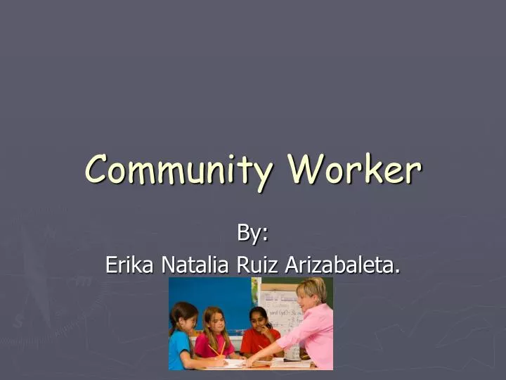community worker