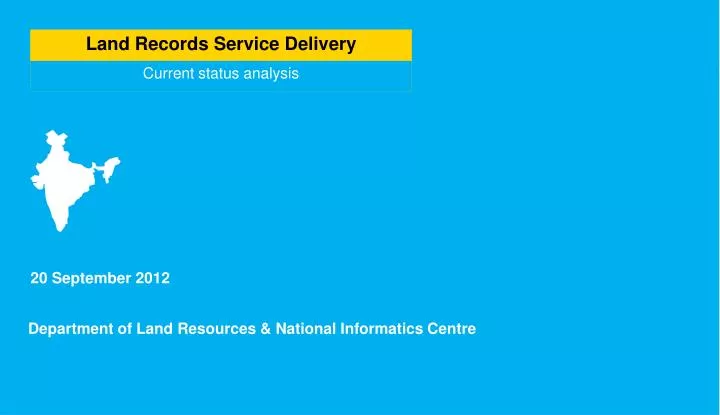 land records service delivery