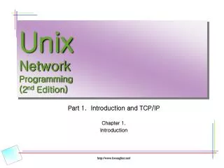 Unix Network Programming (2 nd Edition)
