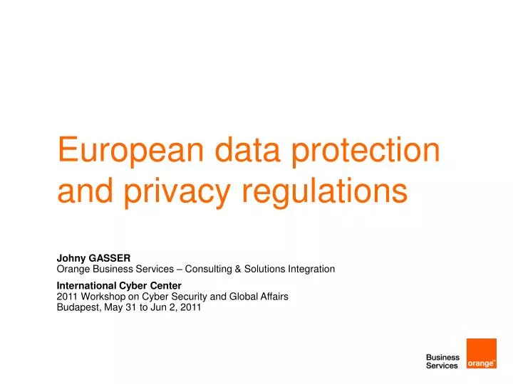 european data protection and privacy regulations