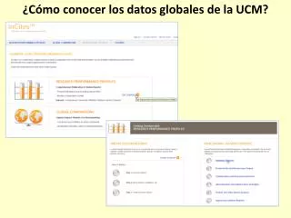 ¿Cómo conocer los datos globales de la UCM?